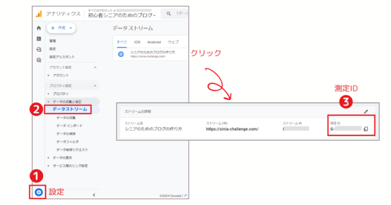 データストリームの図解