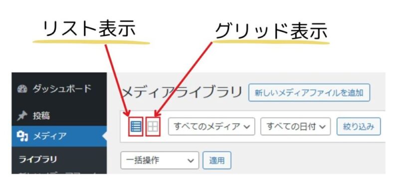 切り替え方法の図解