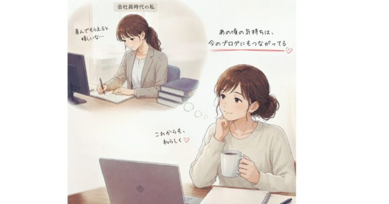 過去を振り返っている私